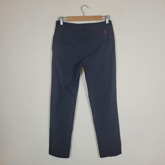 Polo Ralph Lauren Pants Youth Large 14-16 Black Elastic Waist Stretch Drawstring - Picture 3 of 8